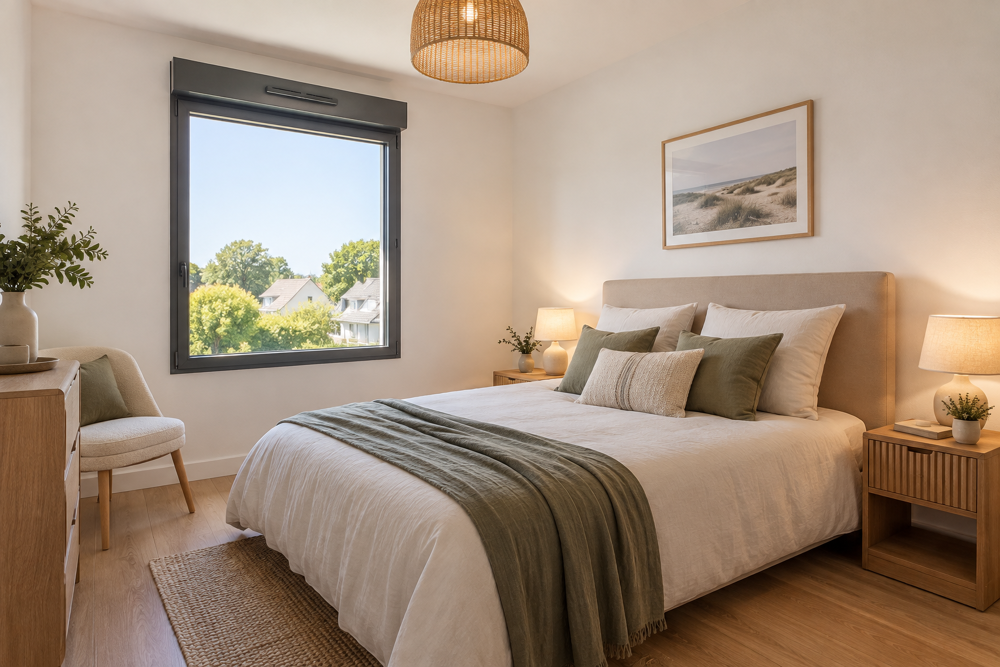 Vente Appartement *T4 DE 90 M² AU 1ER ÉTAGE AVEC BALCON SUD DE 14 M² ET GARAGE DOUBLE Quiberon