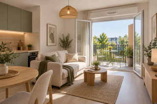 Vente Appartement T2 DE 39 M² AU 2E ÉTAGE AVEC BALCON DE 6 M² ET PARKING Vannes