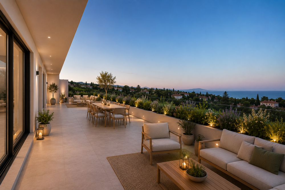 *SUBLIME 5 PIECES VUE MER EN DERNIER ETAGE AVEC TERRASSE DE 60M²