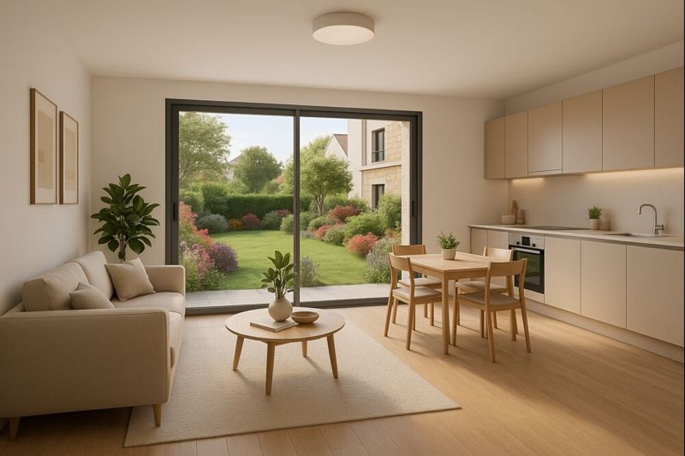 -- Superbe T4 avec grand jardin de 180 m²  Frais de notaire offerts