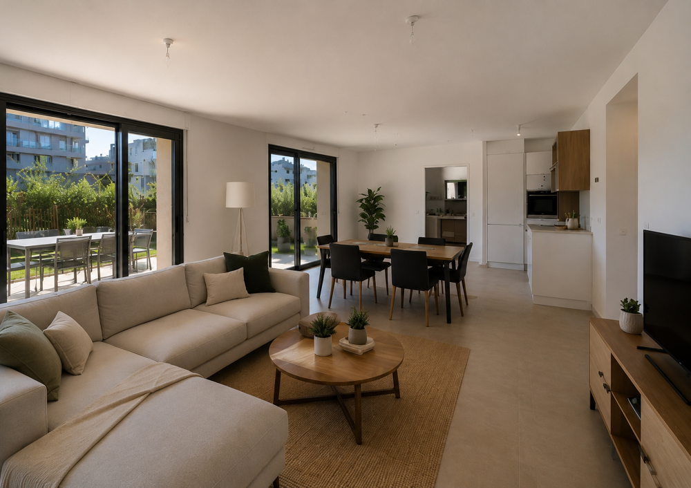 Vente Appartement Disponible immédiatement ! Magnifique 4 pièces en rez-de-jardin avec terrasse et jardin privatif Marseille 9