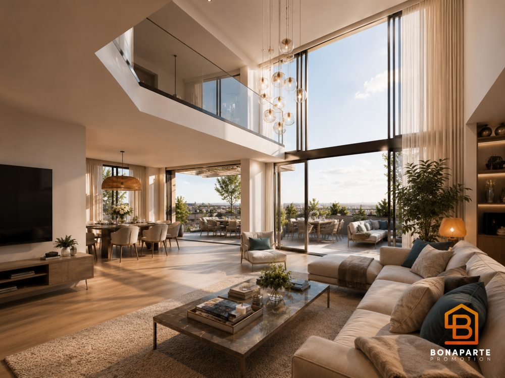 magnigfique duplex neuf 5 pièces dernier etage avec terrasse