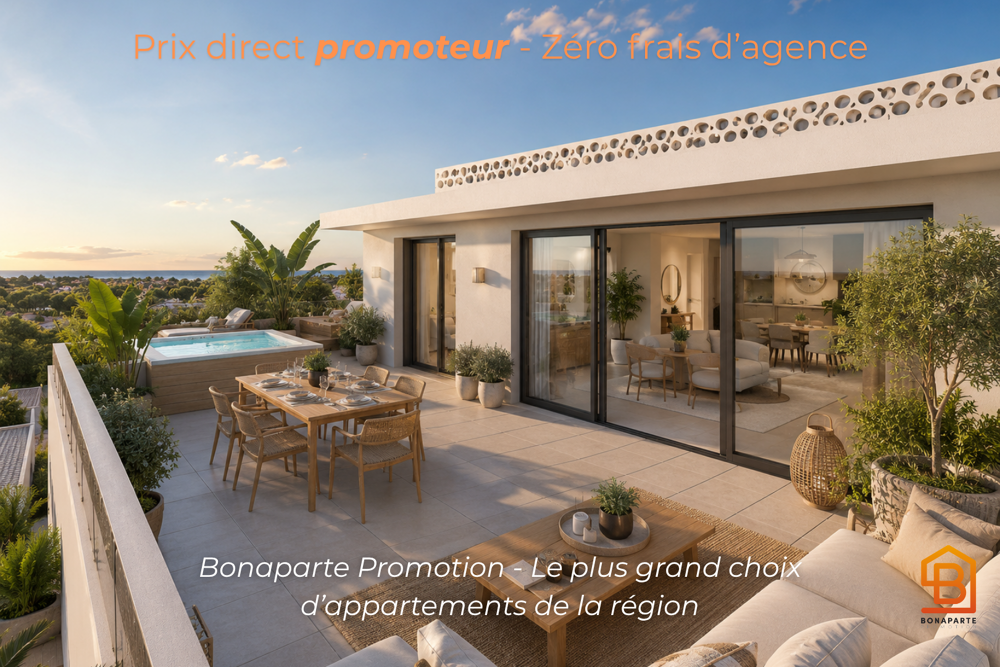 Vente Appartement CAP D'AGDE – T4 PRESTIGE AUX PORTES DU VILLAGE NATURISTE - LMNP TOURISME Agde