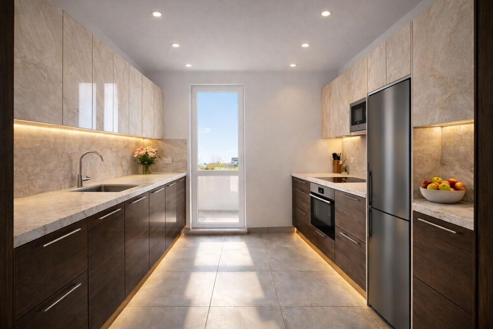 Élégant duplex de standing au calme absolu, dernier étage avec vue dégagée et balcon, 3 pièces 91 m²