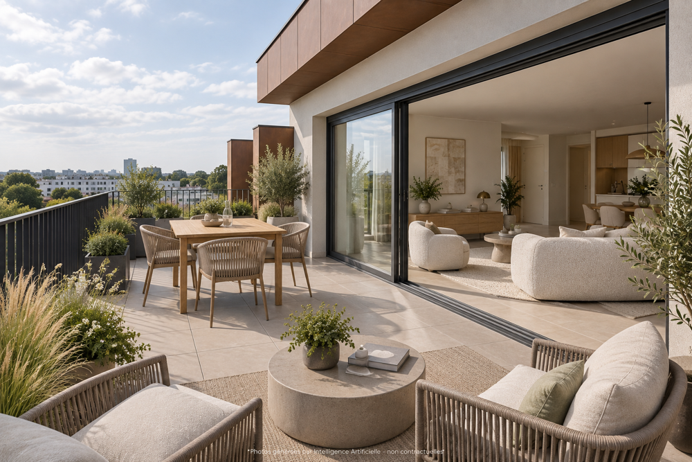 Vente Appartement T3 NEUF DERNIER ETAGE - TERRASSE PLAIN SUD Brest