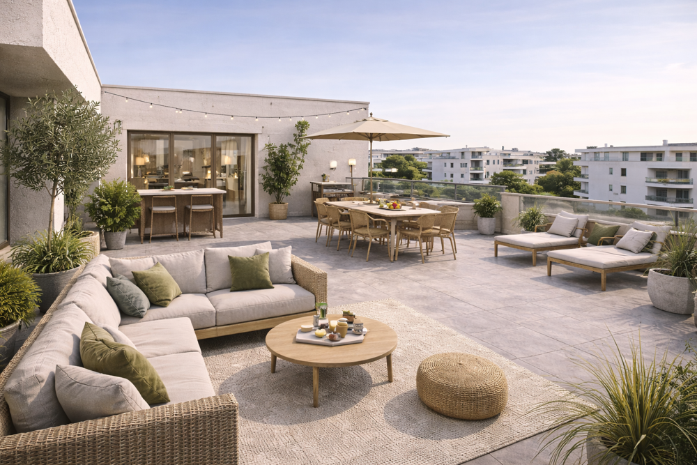 Vente Appartement FRAIS DE NOTAIRE OFFERT ! IMMENSE ÉSPACE ÉXTÈRIEUR POUR CE MAGNIFIQUE T4 ! Marseille 8
