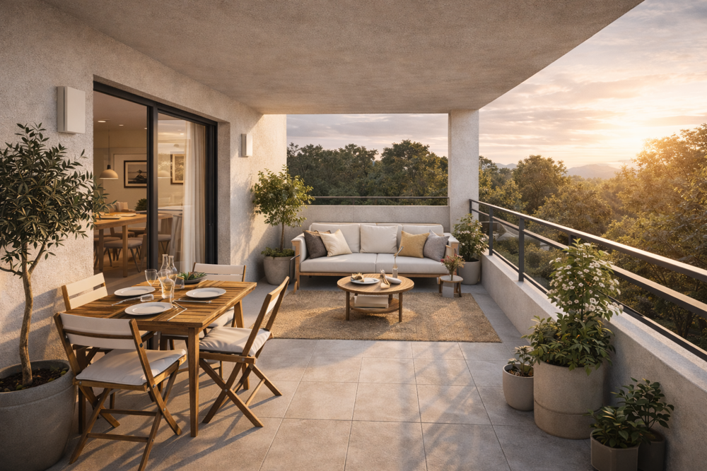 Vente Appartement Rare : T3 avec séjour 30 m² et terrasse – À 12 min du centre Aix en provence