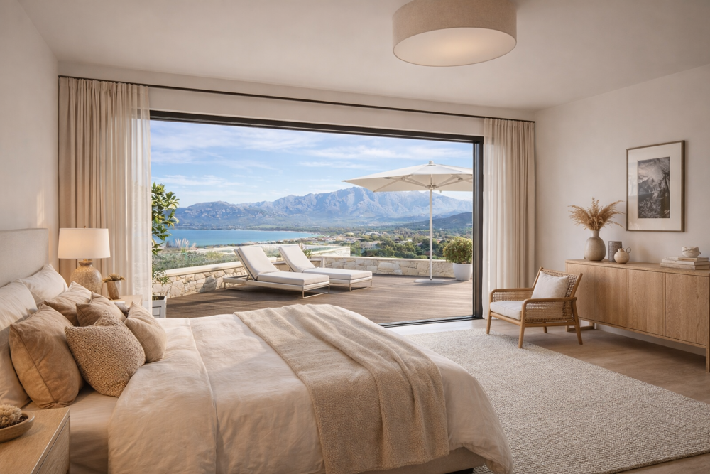 Vente Appartement MAGNIFIQUE VUE MER SUR BAIE DE CALVI – DERNIER ETAGE DUPLEX DE 100M² AVEC 60M² DE TERRASSE Calvi