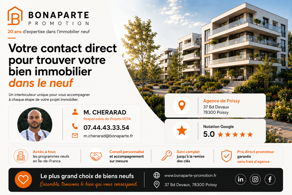 Vente Maison LANCEMENT COMMERCIAL/MAISON 4P de standing-JARDIN-PARKING Orgeval