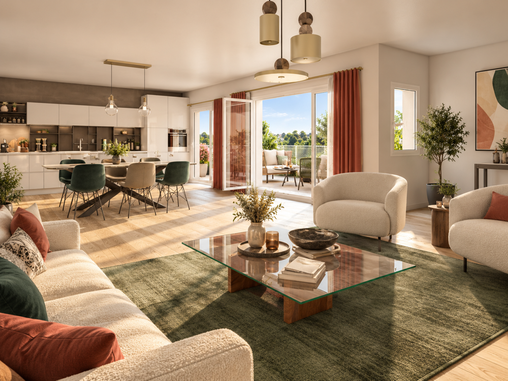 Vente Appartement superbe T3 neuf avec deux extérieurs Saint-herblain