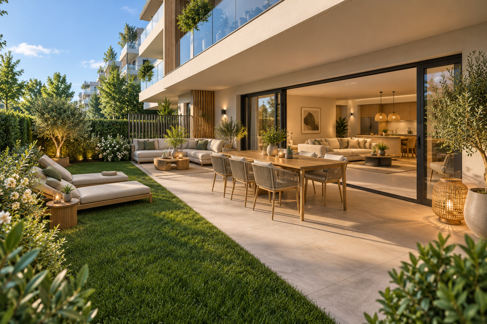 Vente Appartement GAP NORD - MAGNIFIQUE 4P EN REZ DE JARDIN DE 90M² AVEC 150M² D'EXTERIEUR Gap