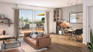  Appartement  vendre 2 pices 