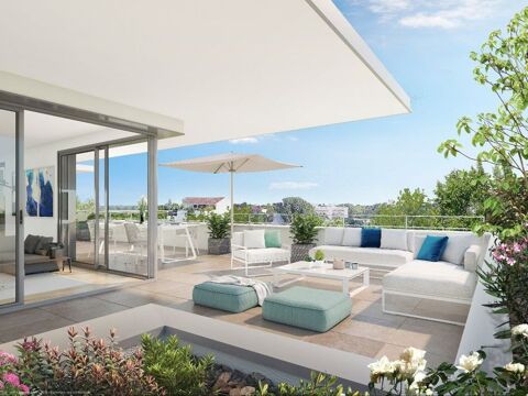 SUPERBE 3 PIECES AU DERNIER ETAGE AVEC 77M² DE TERRASSE AVEC VUE DEGAGEE 509000 Valbonne (06560)