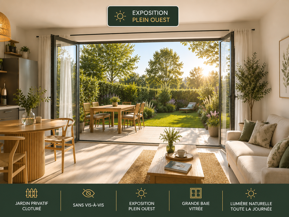 Vente Appartement retour à la vente 2 pièces en rez de jardin interieur copro Enghien les bains