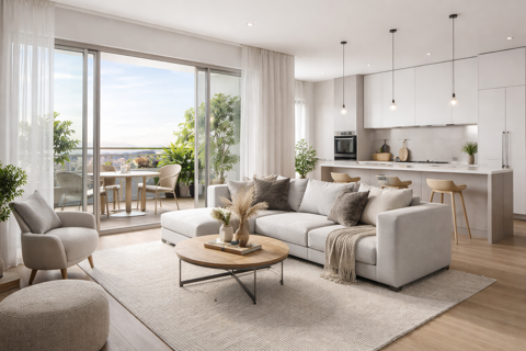   INCROYABLE 2 PIECES NEUF 45 M� + BALCON 5 M� EXPO SUD PROCHE RER A VAL D'EUROPE Appartement - 2 pi�ce(s)