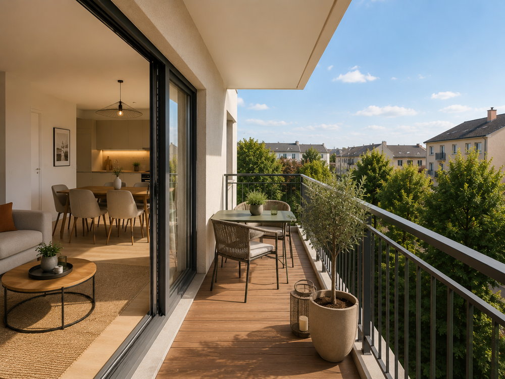 Vente Appartement T2 52 m² AVEC SÉJOUR 29 m² CHAMBRE 16 m²–BALCON-FNO Bois d arcy