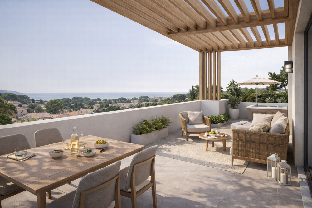 AU COEUR DU SECTEUR BAGUIER ! 3 MAGNIFIQUES TERRASSES POUR CE SPACIEUX T4 !