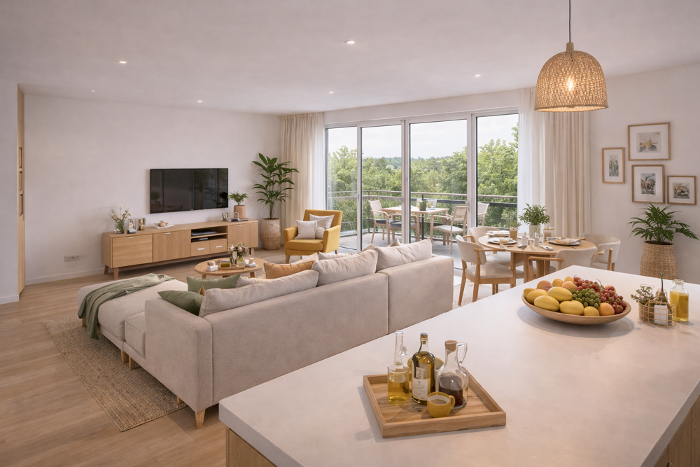 SUBLIME APPARTEMENT DE 4PIECES AVEC GRAND EXTÉRIEUR + PARKINGS ! PROCHE RER ET CENTRE VILLE