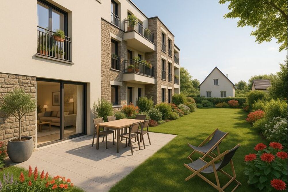 -- Superbe T4 avec grand jardin de 180 m²  Frais de notaire offerts