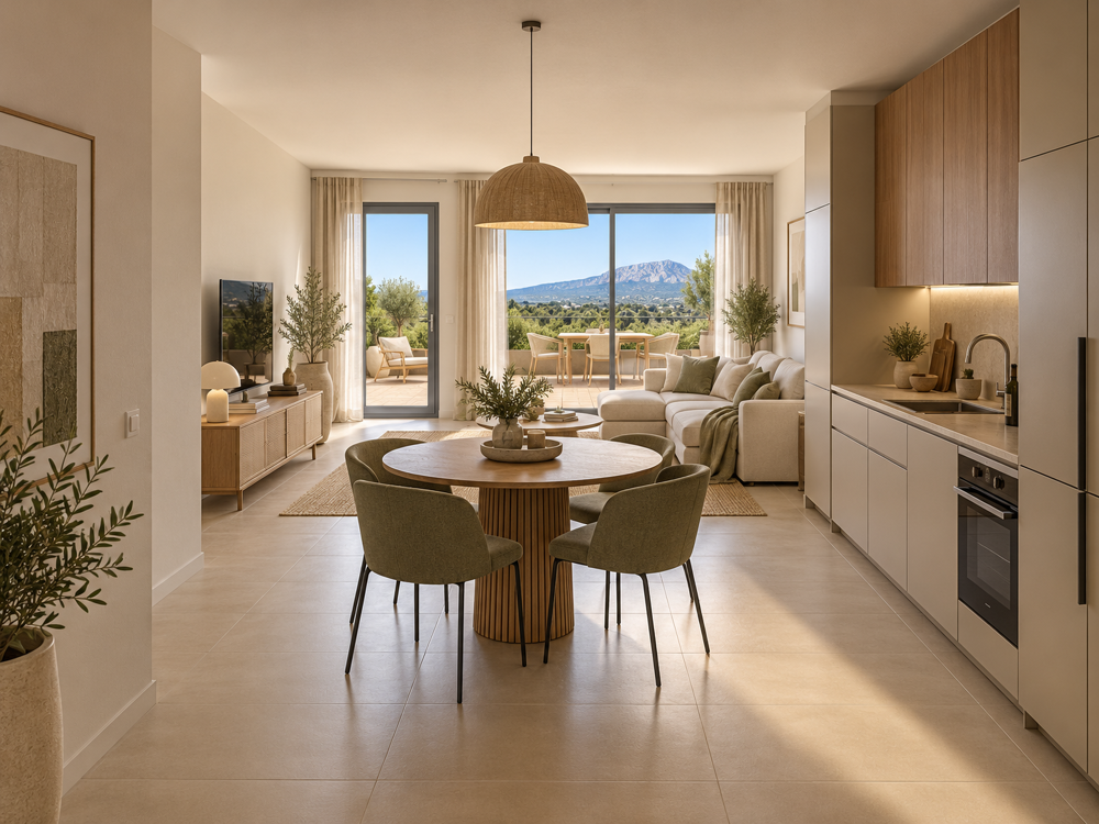 Vente Appartement MAGNIFIQUE T2 - VUE SAINTE VICTOIRE A COUTERON Aix en provence