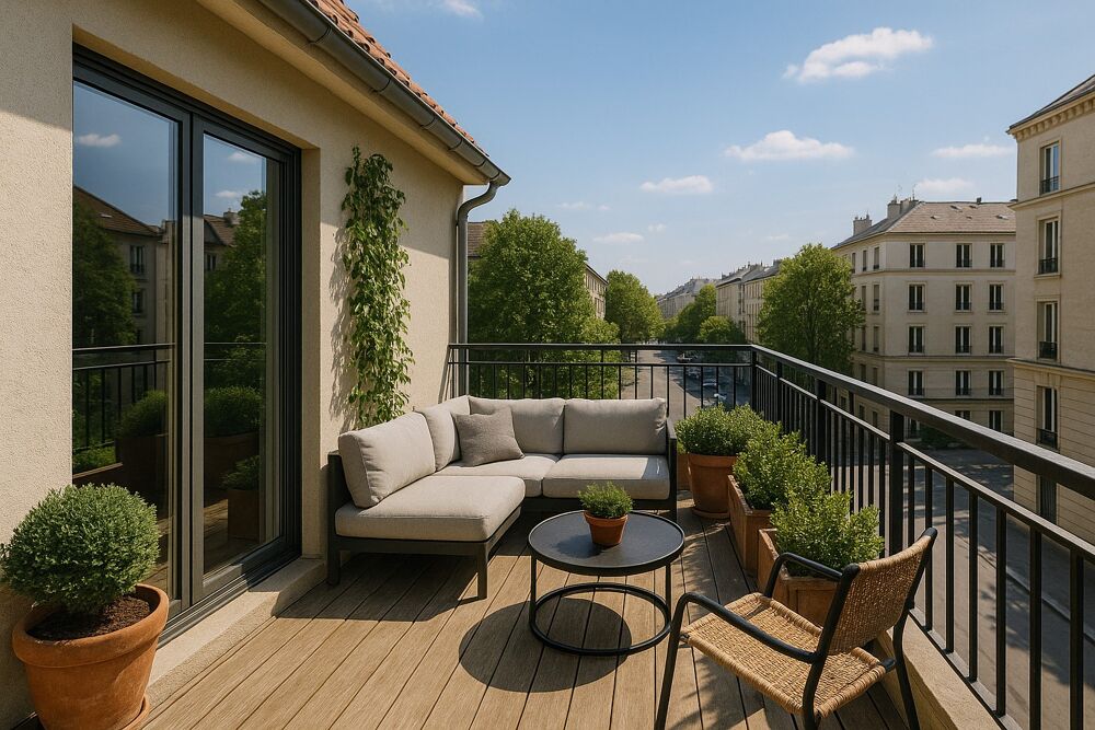 PROCHE CENTRE VILLE  MAGNIFIQUE 3P BIEN AGENCÉ DE 60M² AVEC GRANDE TERRASSE DE 17M²