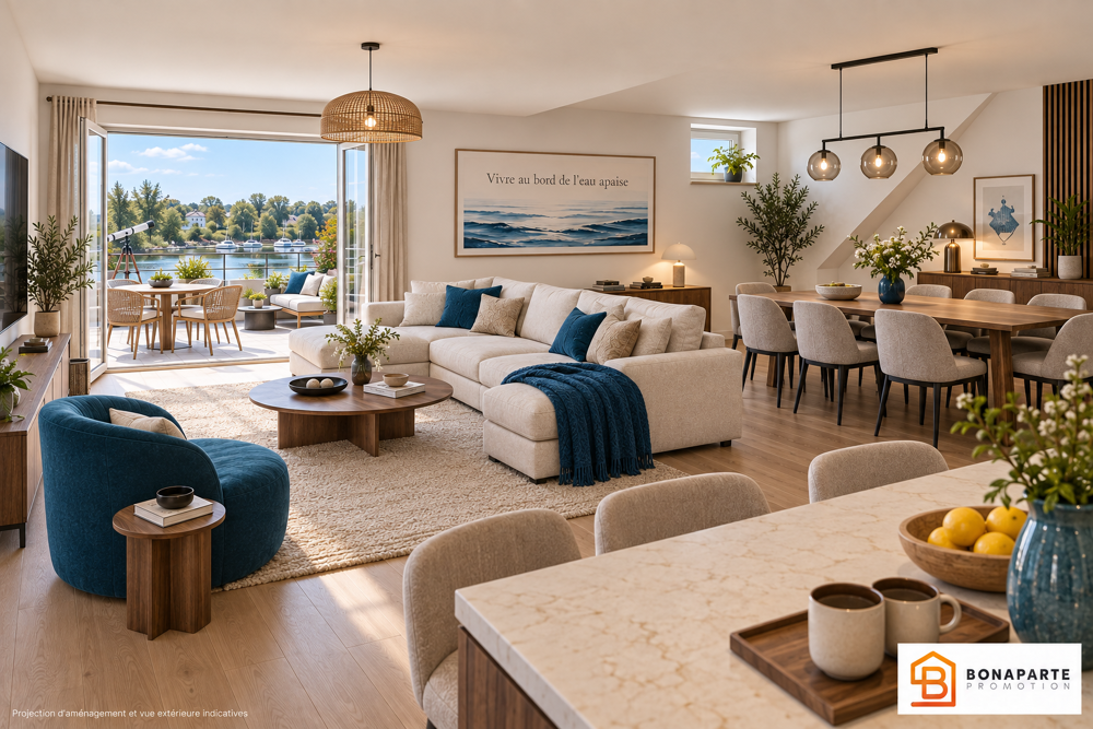 APPARTEMENT LIVRÉ ET VISITABLE  136 M²  4 CHAMBRES  TERRASSE DE 22 M² VUE MARINA