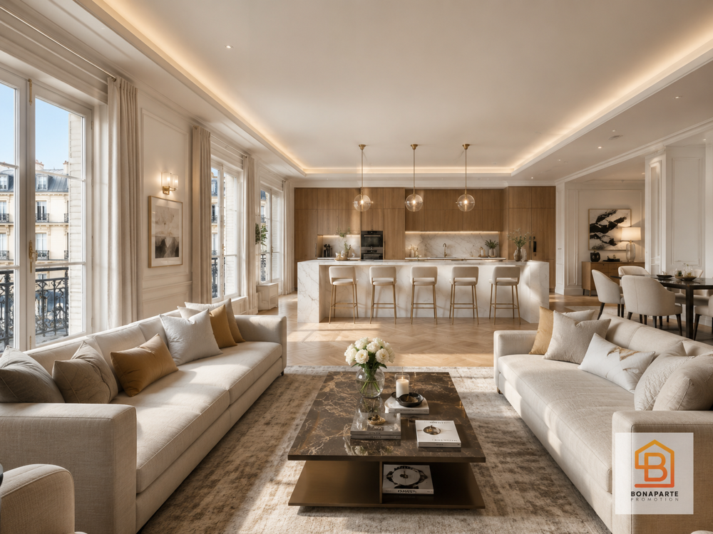MAGNIFIQUE APPARTEMENT NEUF 4 PIECES TRAVERSANT A 250M GARE RER D