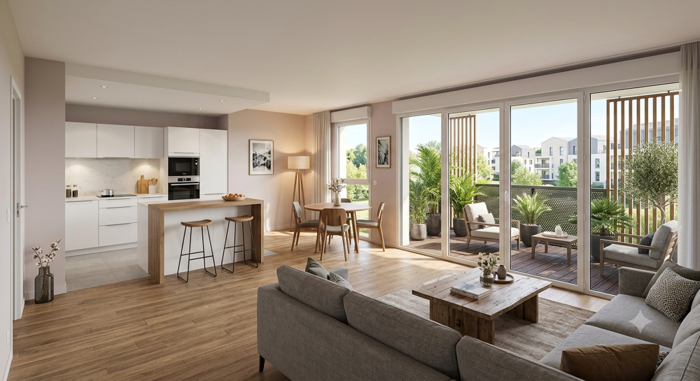 SUPERBE T2 AVEC LOGGIA AU LANDRY
