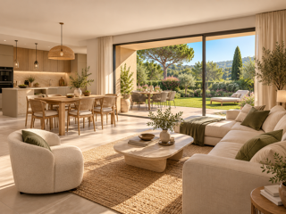 Vente Appartement GRAND T3 de 80m² AVEC JARDIN de 100m² - TROIS BON DIEUX Aix en provence