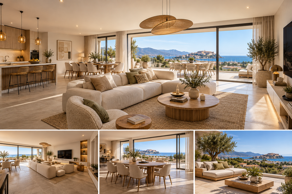 Vente Appartement PROPRIÉTÉ D'EXCEPTION DE 167 M² – TERRASSES PANORAMIQUES de 80M² Calvi