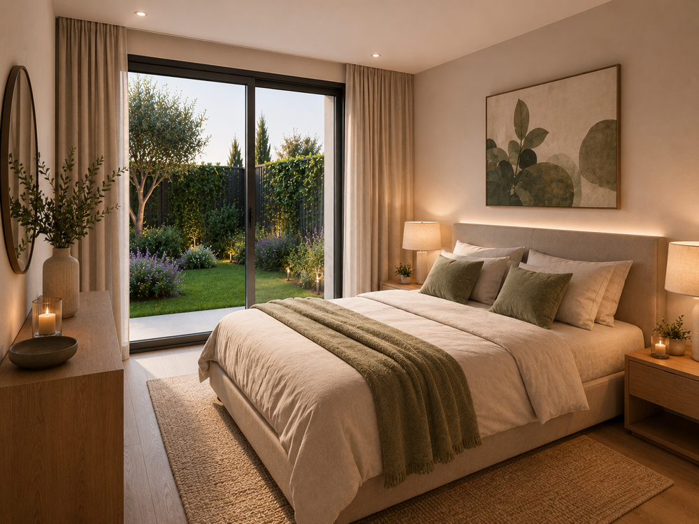 GOLFE JUAN FRONT DE MER -RETOUR DE LOT BEAU T2 EN REZ DE JARDIN DE 41M² AVEC 44M² D'EXTERIEUR