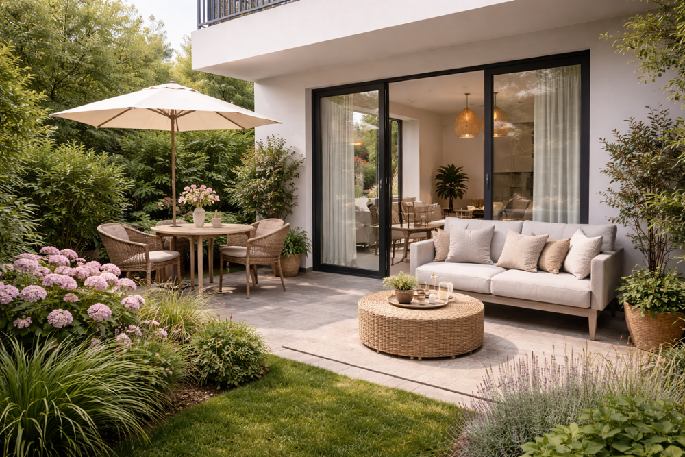 Vente Appartement SUPERBE T3 EN REZ DE JARDIN -VUE SUR L'OUCHE - CADRE VERDOYANT - FRAIS DE NOTAIRE OFFERTS Plombieres les dijon