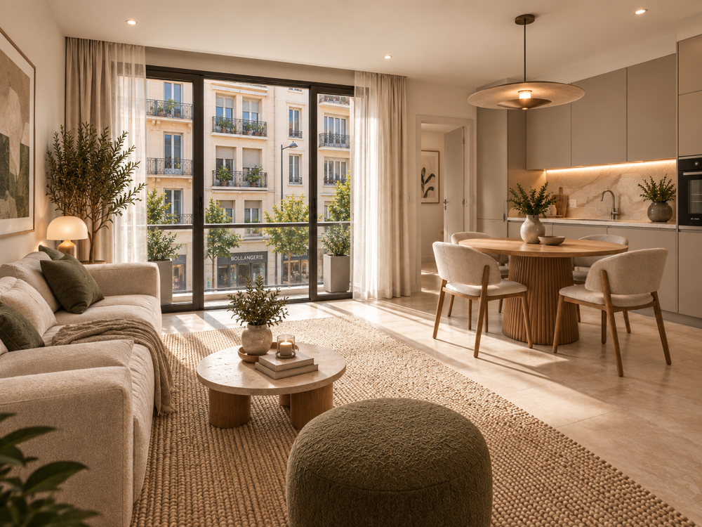 Vente Appartement - JUAN-LES-PINS CENTRE – À DEUX PAS DU FRONT DE MER – 2 PIÈCES EN RÉHABILITATION DE PRESTIGE Antibes