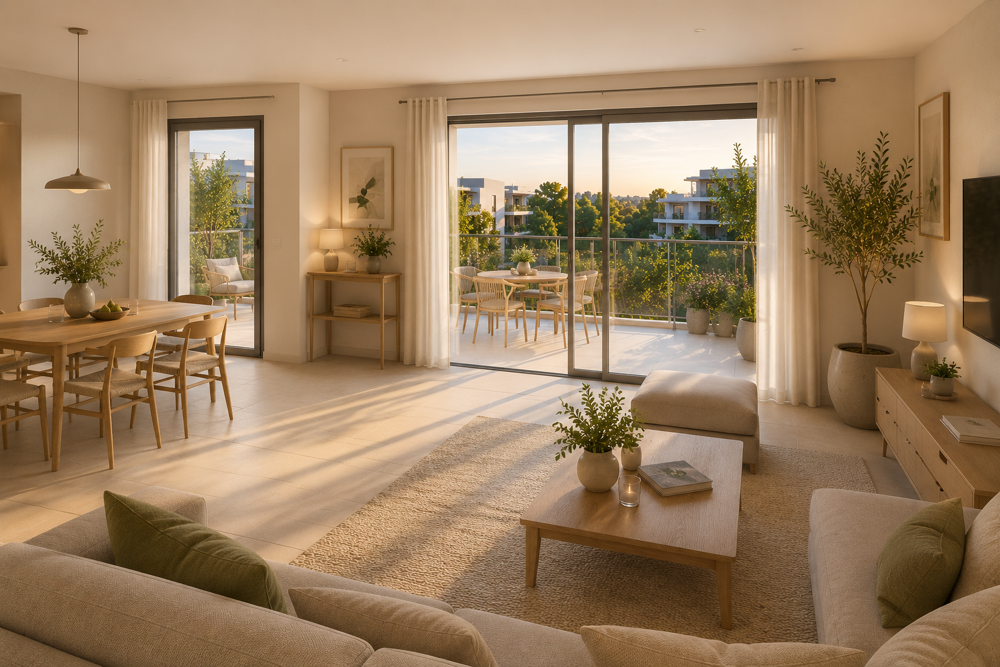 Vente Appartement SPLENDIDE T3 DE 63M² EN DERNIER ETAGE AVEC 19M²DE TERRASSE EXPO OUEST Antibes