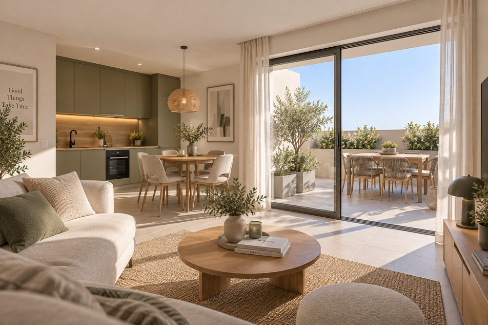 2 pièces neuf au coeur de Marseillan, à deux pas du vieux port
