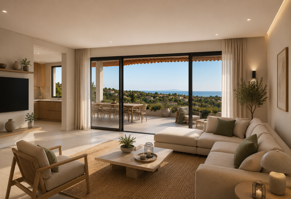 * Magnifique appartement vue mer de 140m² à six fours les plages