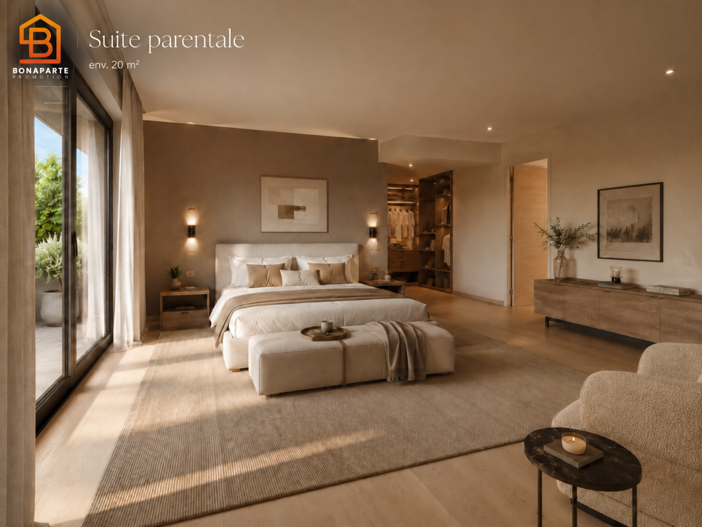 retour à la vente DUPLEX 4 PIECES 84 M² TERRASSE DE 60M² sur parc