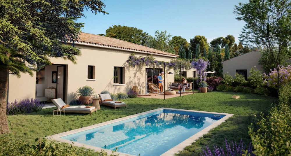 Vente Maison VILLA INDIVIDUELLE 120M² 4 CHAMBRES DE PLAIN PIED AVEC GARAGE ET JARDIN St cannat