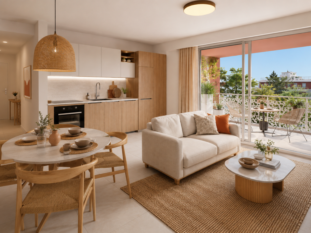 LA SEYNE-SUR-MER  GRAND T2 AVEC TERRASSE, PROCHE GARE & COMMERCES