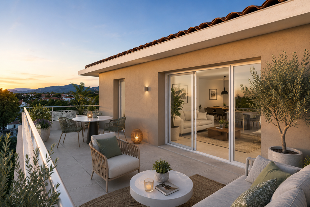 Vente Appartement UN T3 ATTIQUE D'EXCEPTION ENTRE CIEL, LUMIÈRE ET SÉRÉNITÉ ! La ciotat