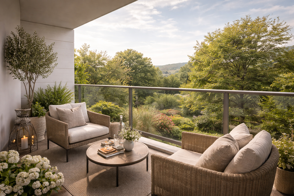 Un 2 pièces lumineux avec balcon généreux  Un véritable coup de coeur
