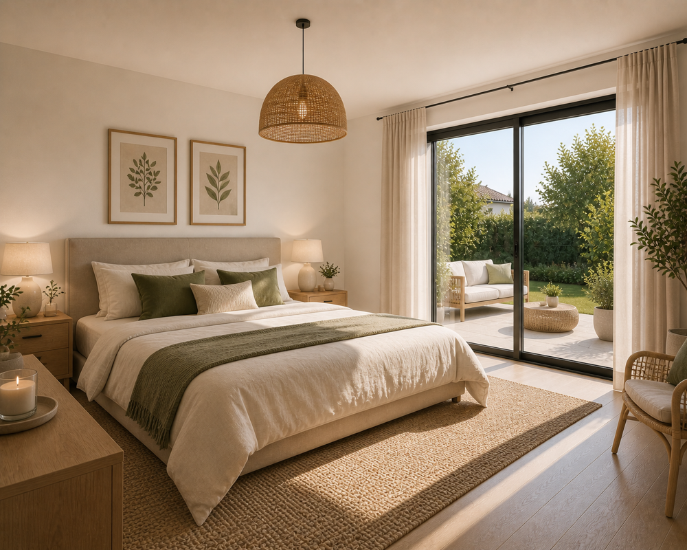 Maison 4 pièces neuve de 90m² avec une chambre en rdc et garage à Gardanne