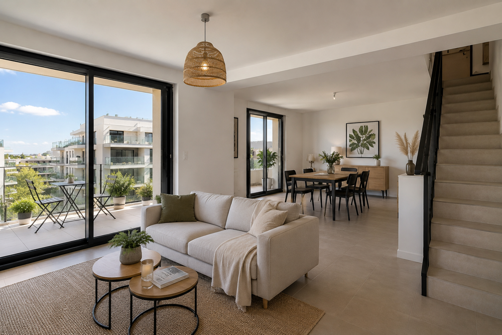 Vente Appartement Coup de cœur assuré, VISITABLE ! Spacieux duplex 4 pièces avec superbe terrasse à ciel ouvert! Marseille 9