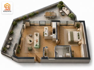  Appartement à vendre 2 pièces 73 m²