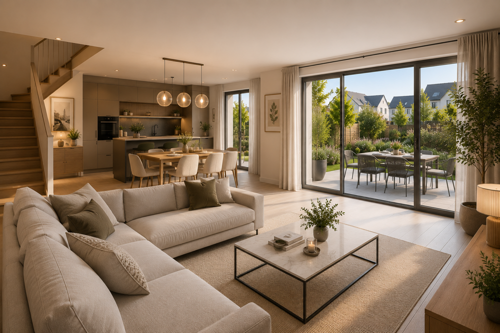 DUPLEX / MAISON DE VILLE NEUVE 4 PIÈCES AVEC JARDIN ET TERRASSE  DISPONIBLE AUTOMNE 2026