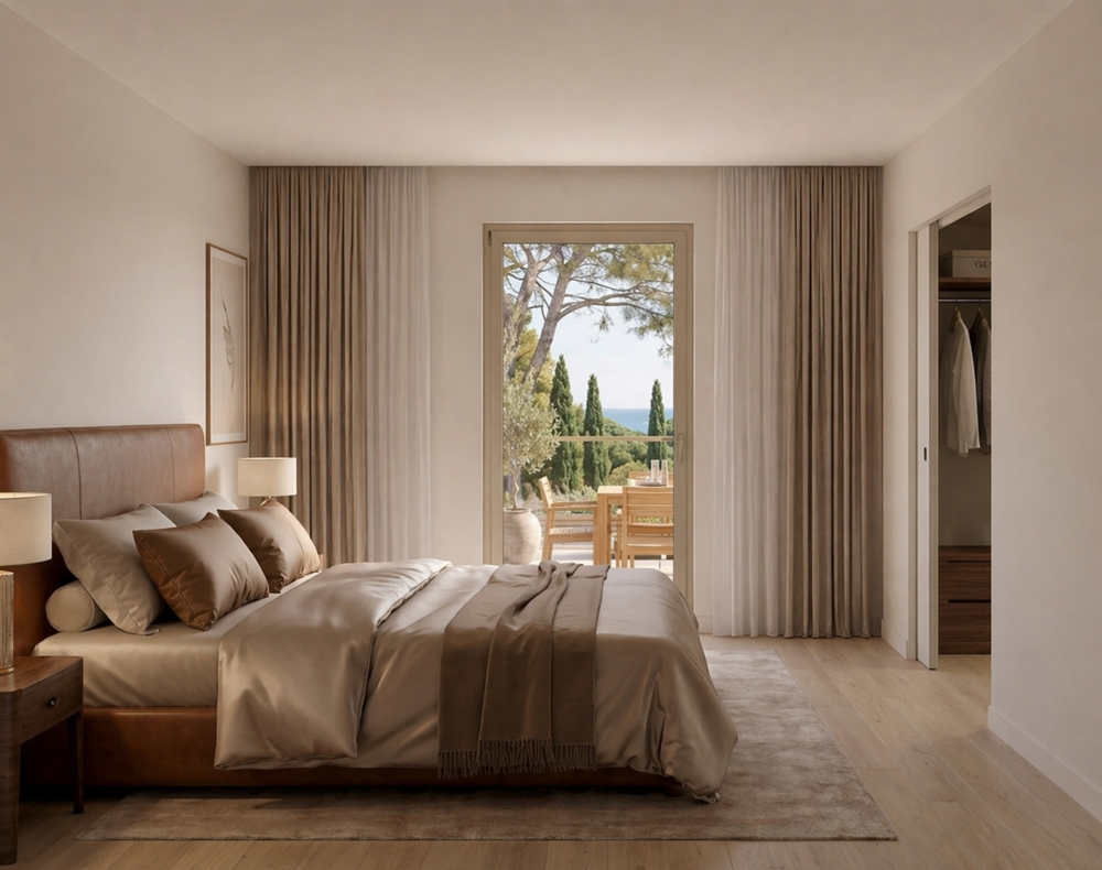 VALBONNE : MAGNIFIQUE T4 VUE MER DE 90M2 IDEALEMENT EXPOSE AVEC TERRASSE DE 60M2 + BOX