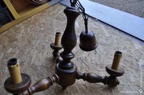 Lustre en bois 5 Perreuil (71)