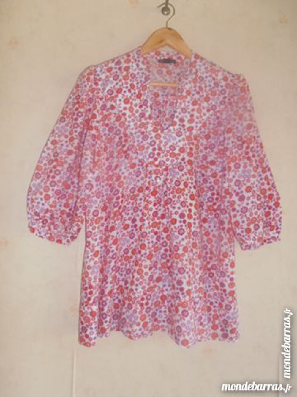 Tunique fleurie printanni&egrave;re Vêtements