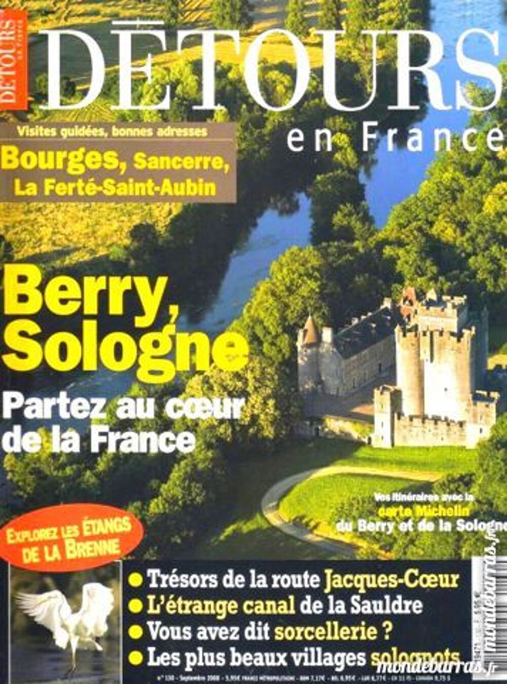BERRY - FRANCE - SOLOGNE Livres et BD