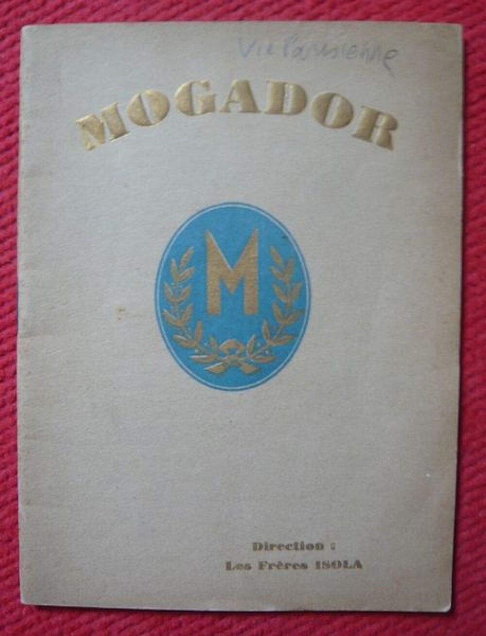 Programme du Th&eacute;&acirc;tre Mogador saison 1931 ? La vie parisienne Livres et BD